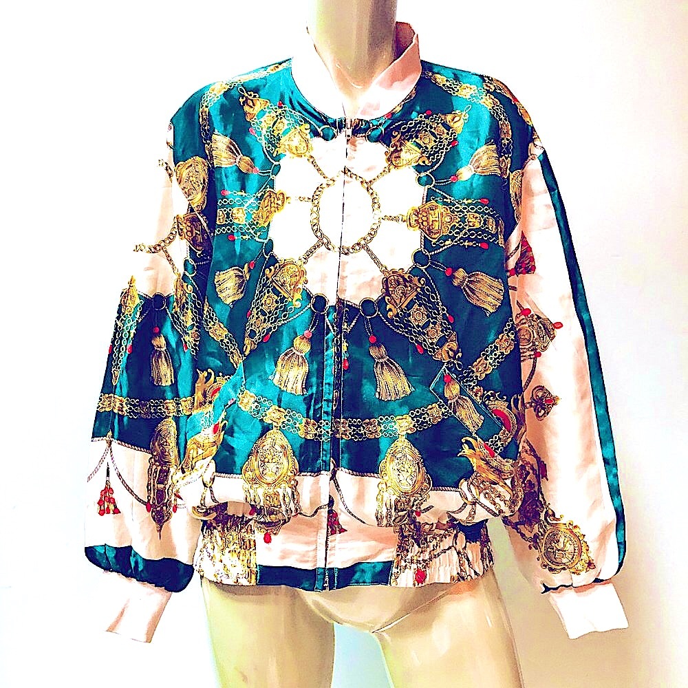 Vtg Baroque Hip Hop Windbreaker